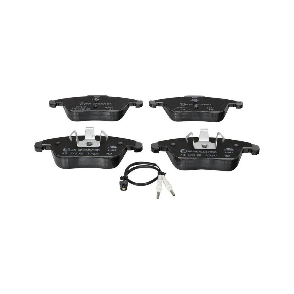 Комплект гальмівних колодок, дискове гальмо ATE 13.0460-7277.2 для PEUGEOT, передня вісь, фото №1 Комплект гальмівних колодок, дискове гальмо ATE 13.0460-7277.2 для PEUGEOT, передня вісь, фото №1