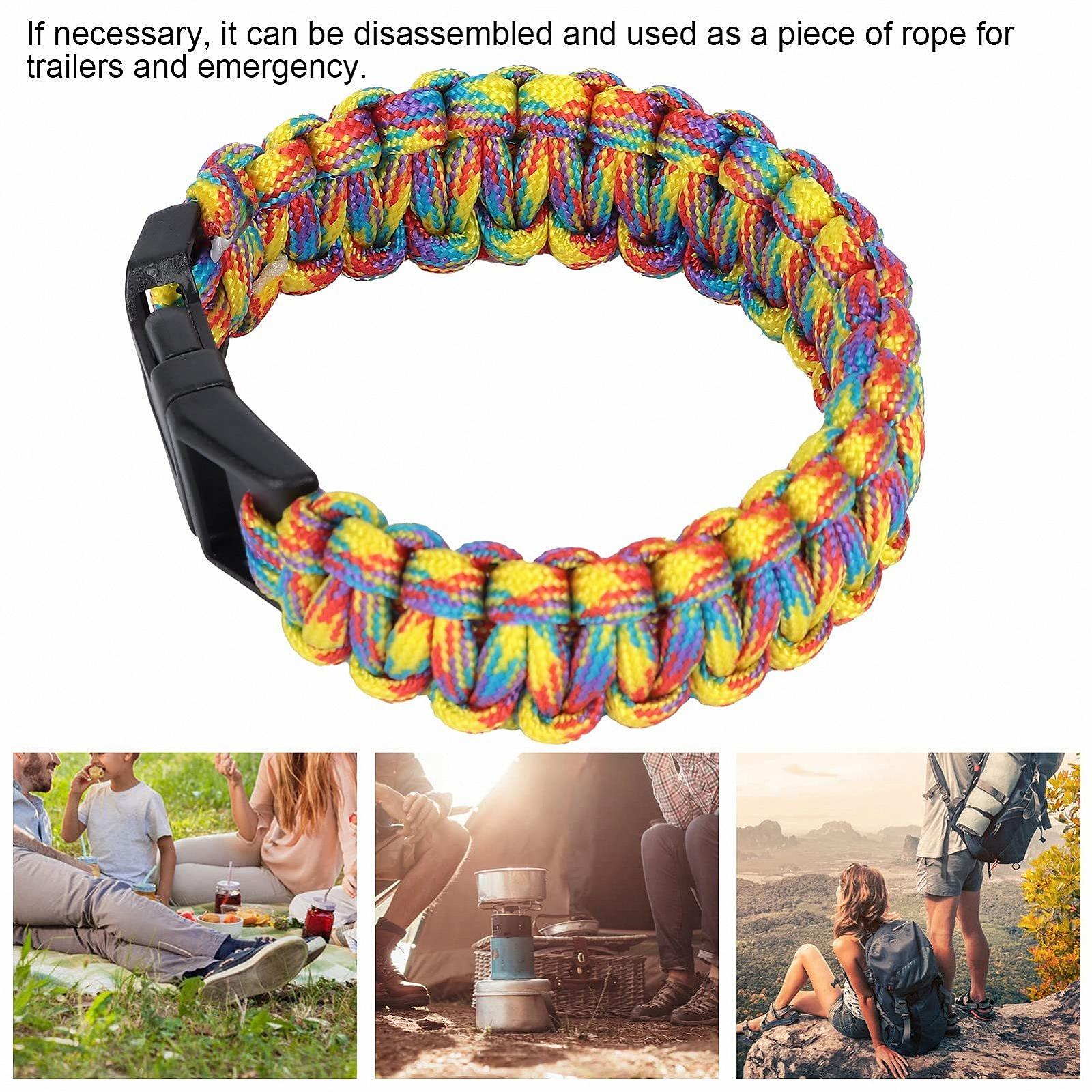 Браслет Paracord VGEBY Unisex Casual плетений з парашутним шнуром, пластик, фото №7