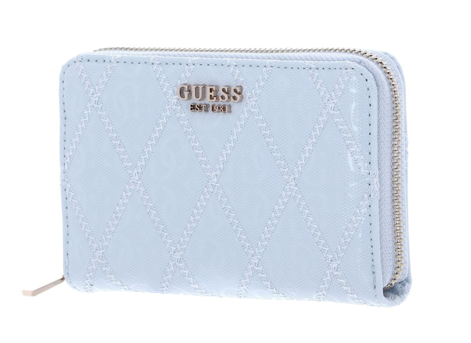 Гаманець GUESS Adi SLG Zip Around M Sky Blue Блакитний, фото №4