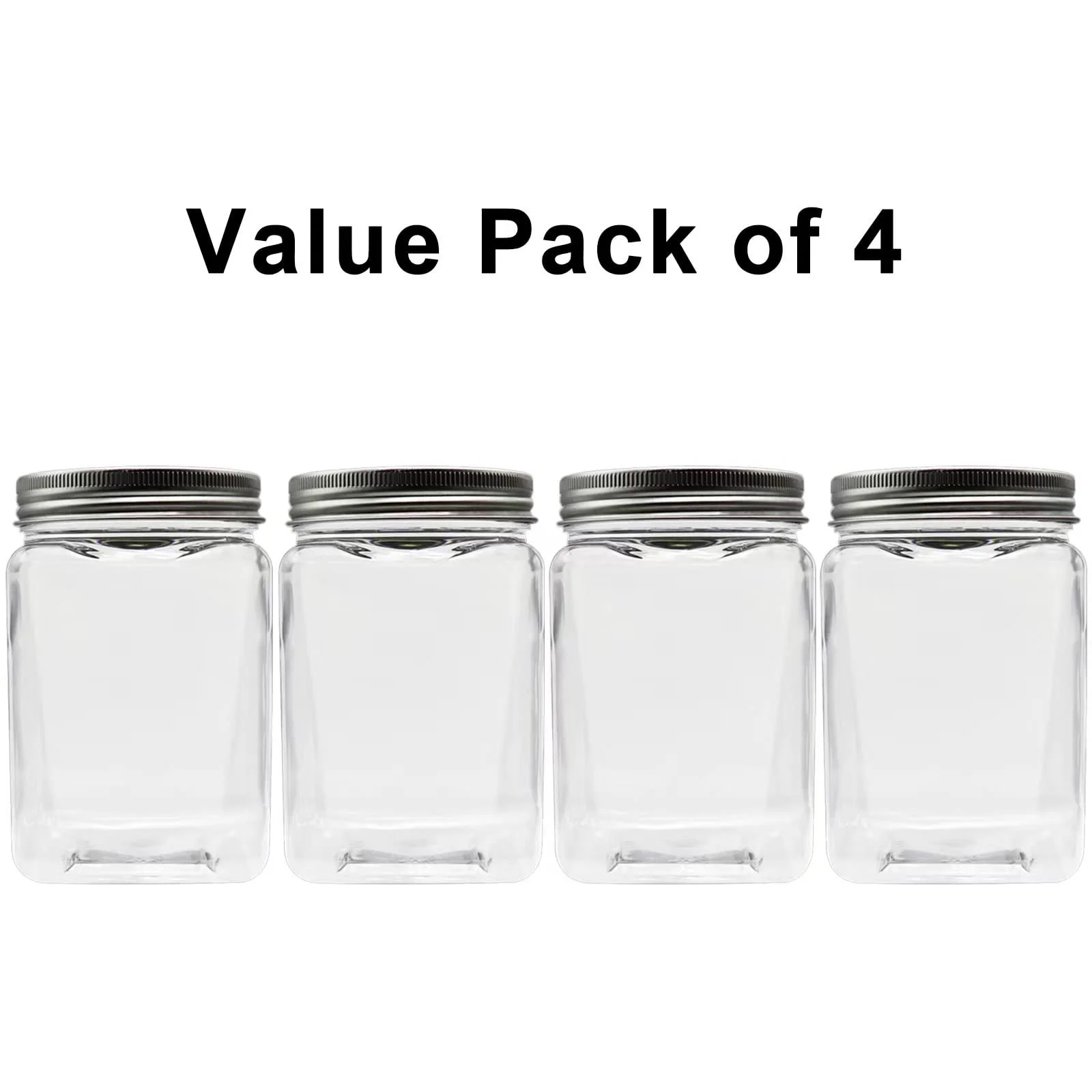 Скарбнички 4 шт. пластикові прозорі, фото №7