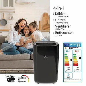 Мобильный кондиционер Suntec Progress 12,000 Eco 14420 4-в-1 черный 12,000 BTU/h synthetic.ua - Фото 1