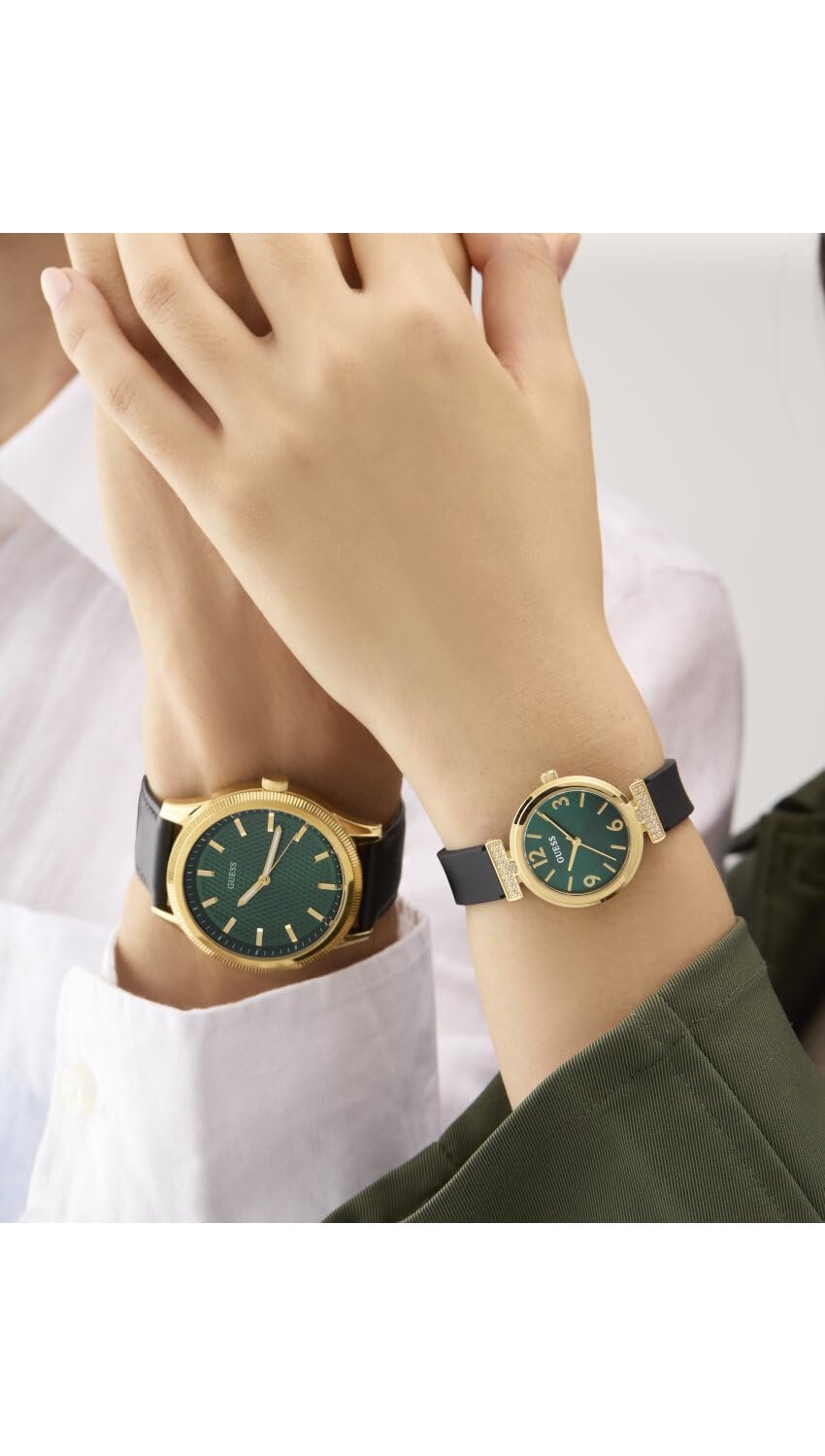 Жіночий годинник Тип GUESS Array 28мм Зелений циферблат Аналоговий GW0912L4, фото №5