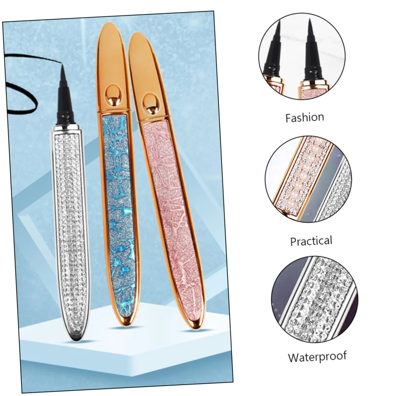 Подводка для глаз HAPINARY Бриллиантовая Водостойкая Жидкая, фото №4 Подводка для глаз HAPINARY Бриллиантовая Водостойкая Жидкая, фото №4