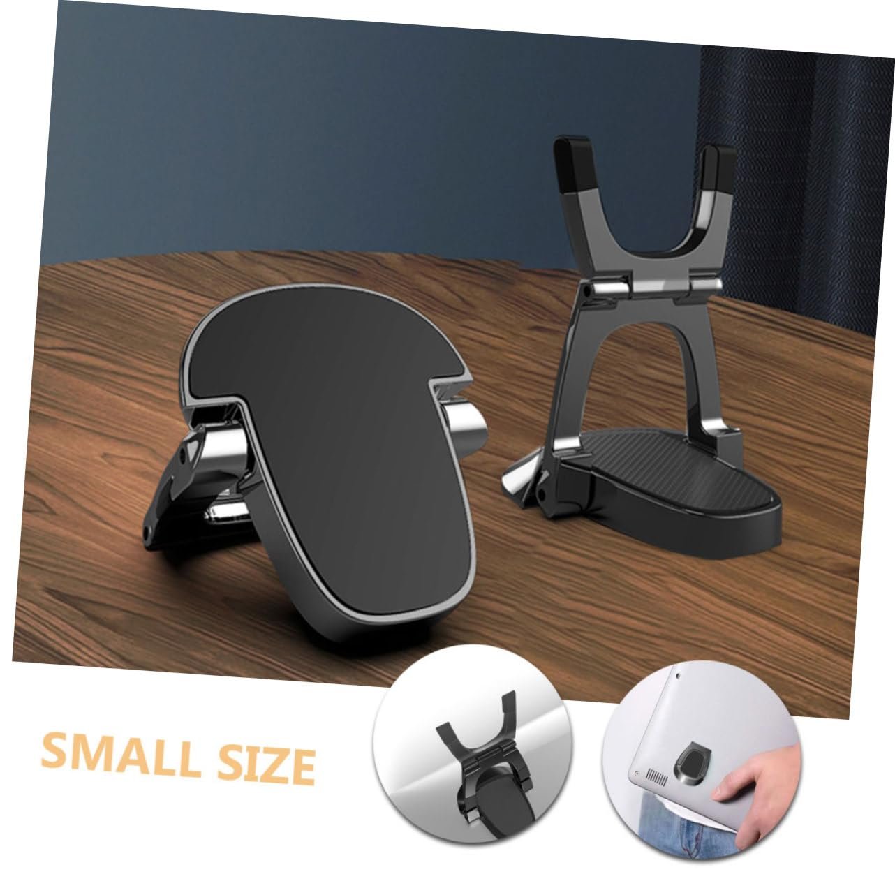 Подставка для ноутбука NUOBESTY Mini, 1 пара, эргономичная, нескользящая для стола, дома, стабильная, прочная, улучшает осанку, фото №5