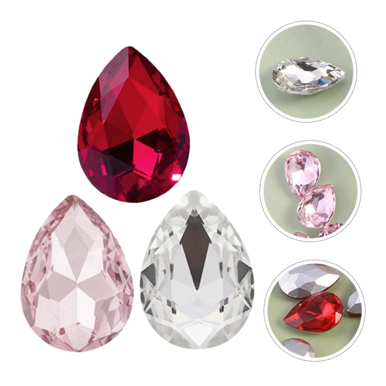 Стрази Крапля води 150 шт. для прикрас, DIY аксесуарів, прикрас підвісок для рукоділля, фото №9