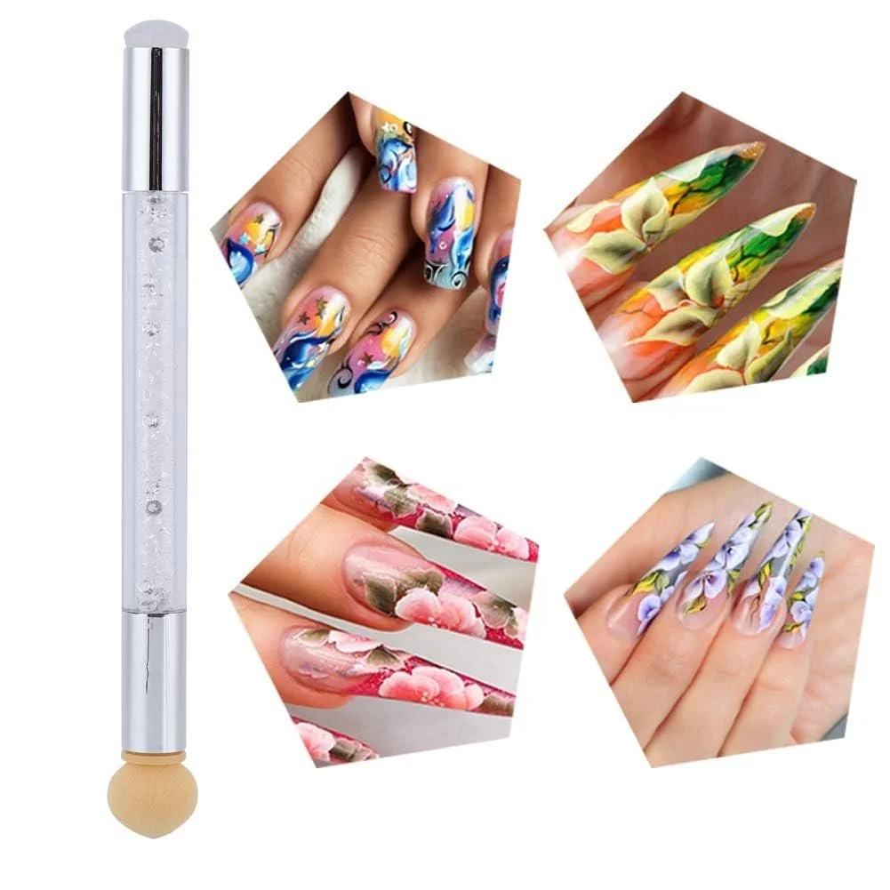 Набір пластин для стемпінгу 2 шт. Silicone Sponge Brush Flower Polish, фото №8 Набір пластин для стемпінгу 2 шт. Silicone Sponge Brush Flower Polish, фото №8