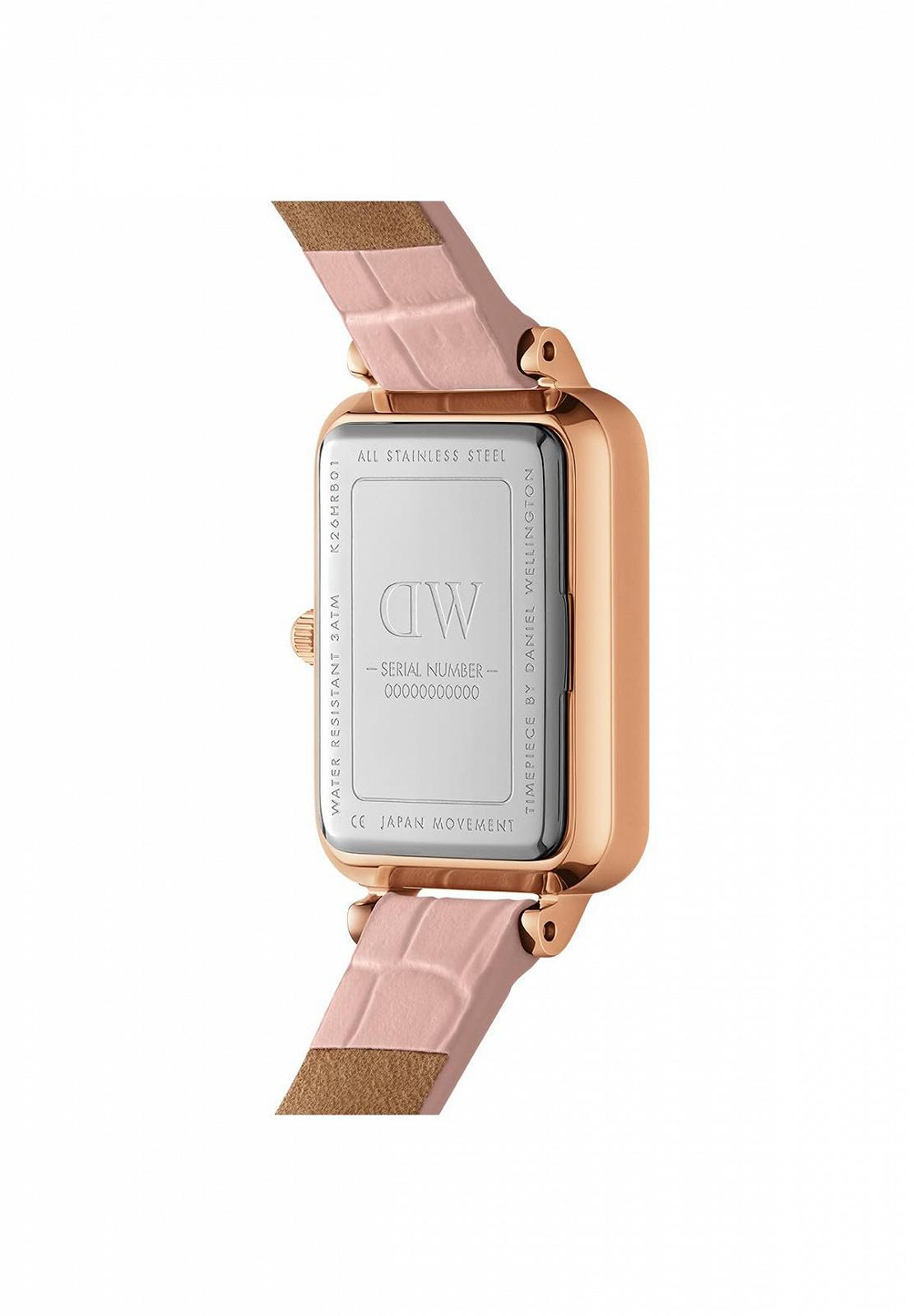 Часы Daniel Wellington Quadro Rose Gold Кожа, фото №3