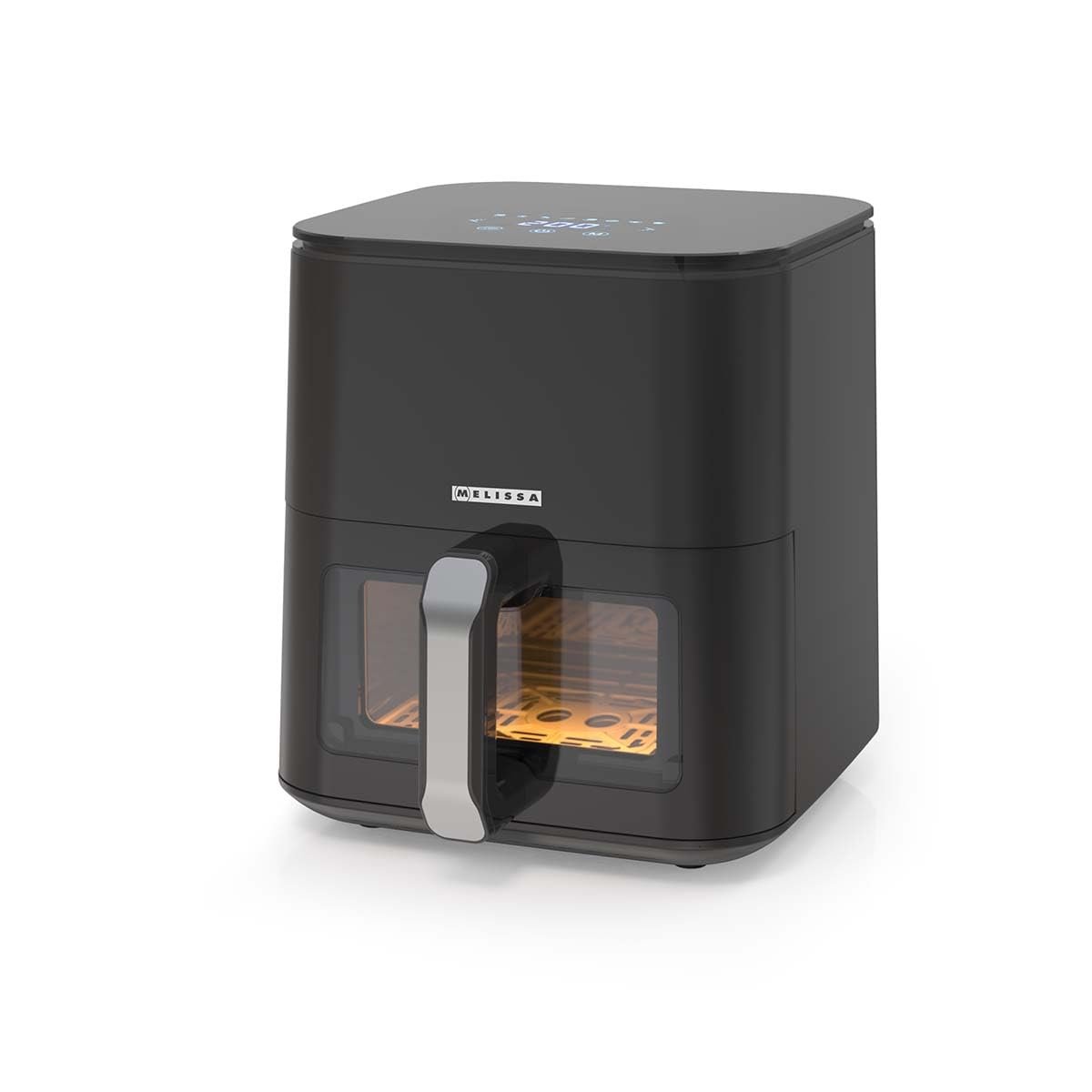 Мультипіч Melissa Digital Hot Air Fryer XL 5 л 8 програм Таймер 60 хв Сенсорний екран Оглядове вікно Чорна, фото №8 Мультипіч Melissa Digital Hot Air Fryer XL 5 л 8 програм Таймер 60 хв Сенсорний екран Оглядове вікно Чорна, фото №8