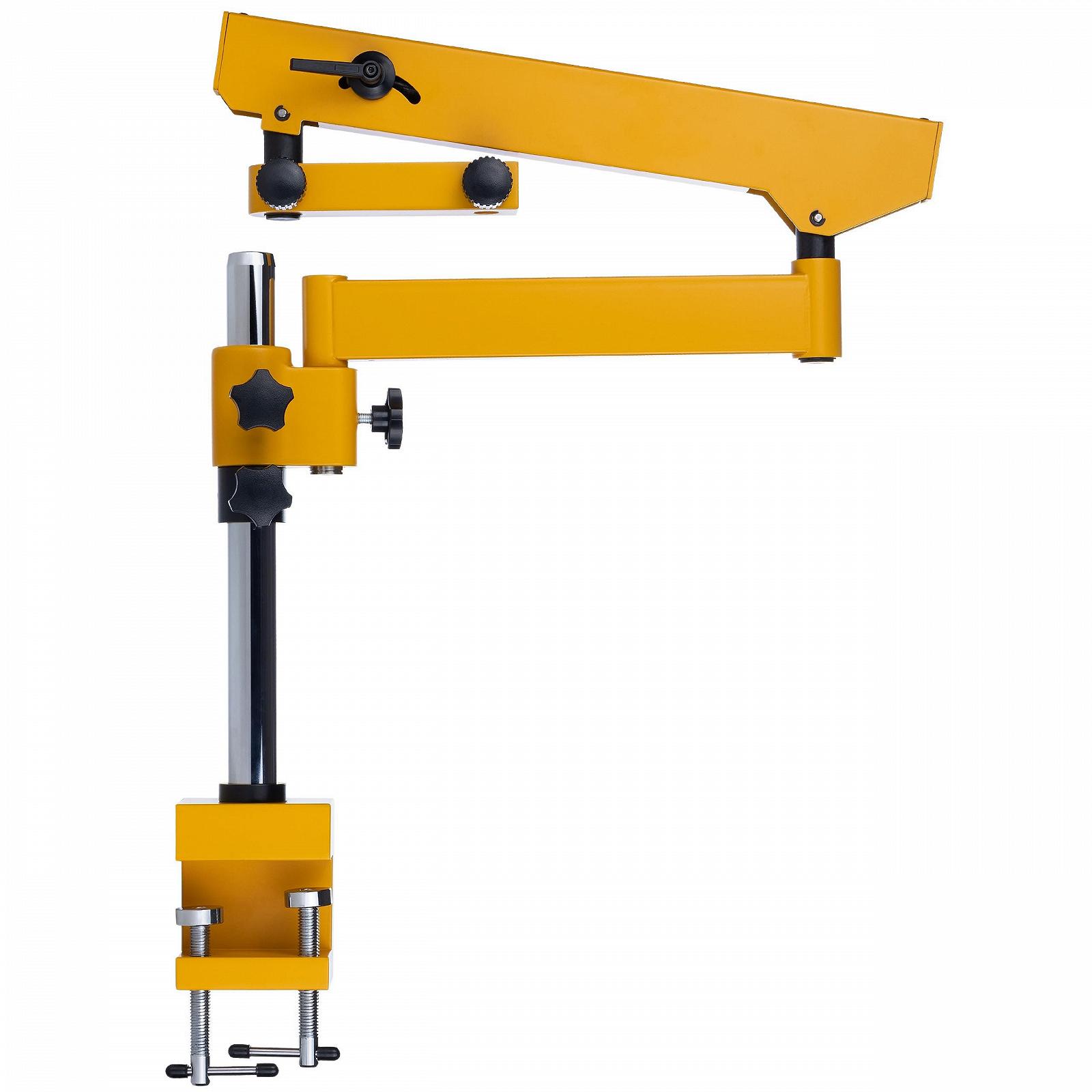 Микроскоп стереоскопический Rosfix Neptune Pro MSNP-T-WDMS3-O тринокулярный увеличение 7-45x, рабочее расстояние 100 мм, цвет оранжевый, фото №5
