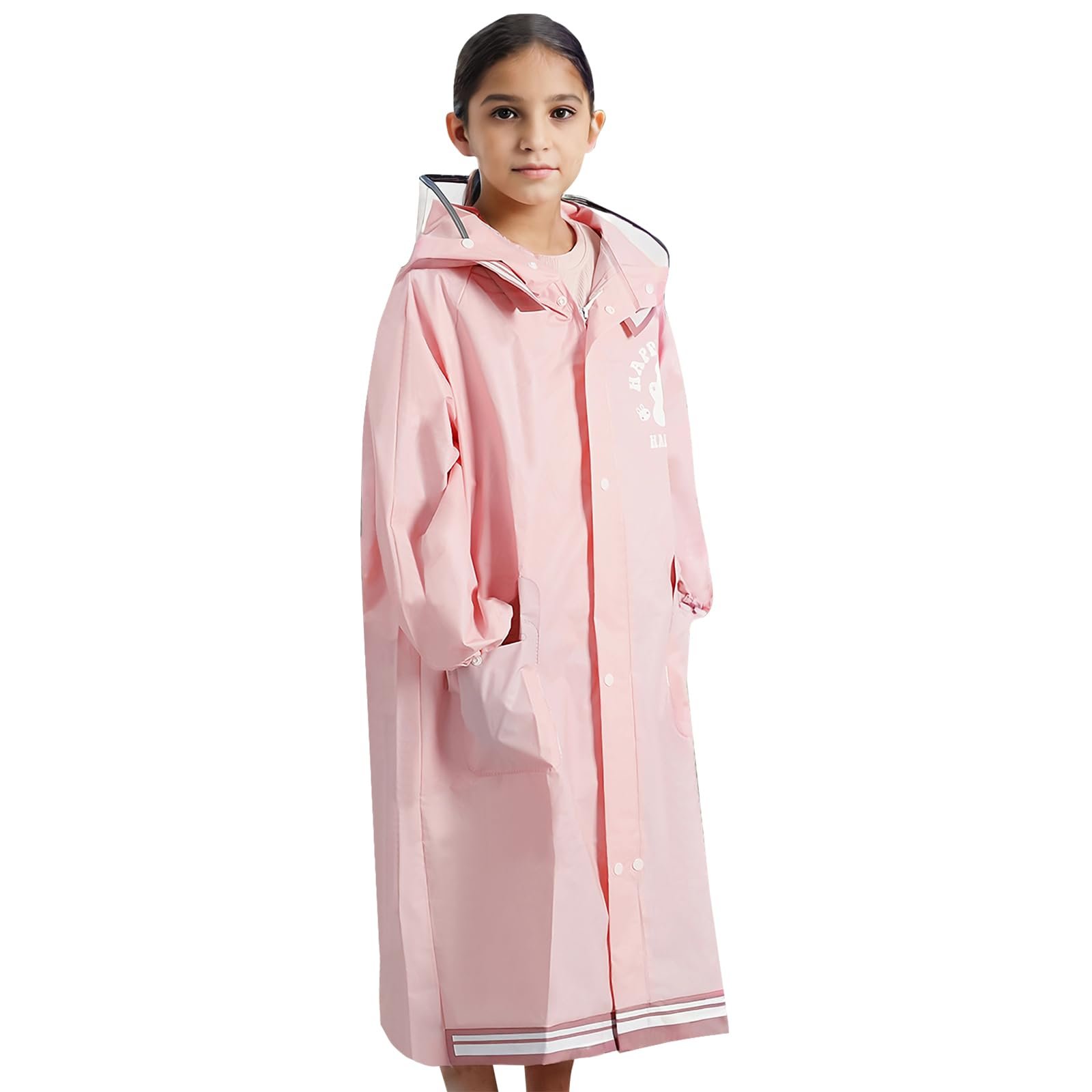 Детский дождевой плащ-пончо KAKU NANU с рукавами 2-10 лет, детский дождевик с местом для школьной сумки, легкая дождевая куртка с капюшоном и карманами, подарки для мальчиков и девочек, фото №1 Детский дождевой плащ-пончо KAKU NANU с рукавами 2-10 лет, детский дождевик с местом для школьной сумки, легкая дождевая куртка с капюшоном и карманами, подарки для мальчиков и девочек, фото №1