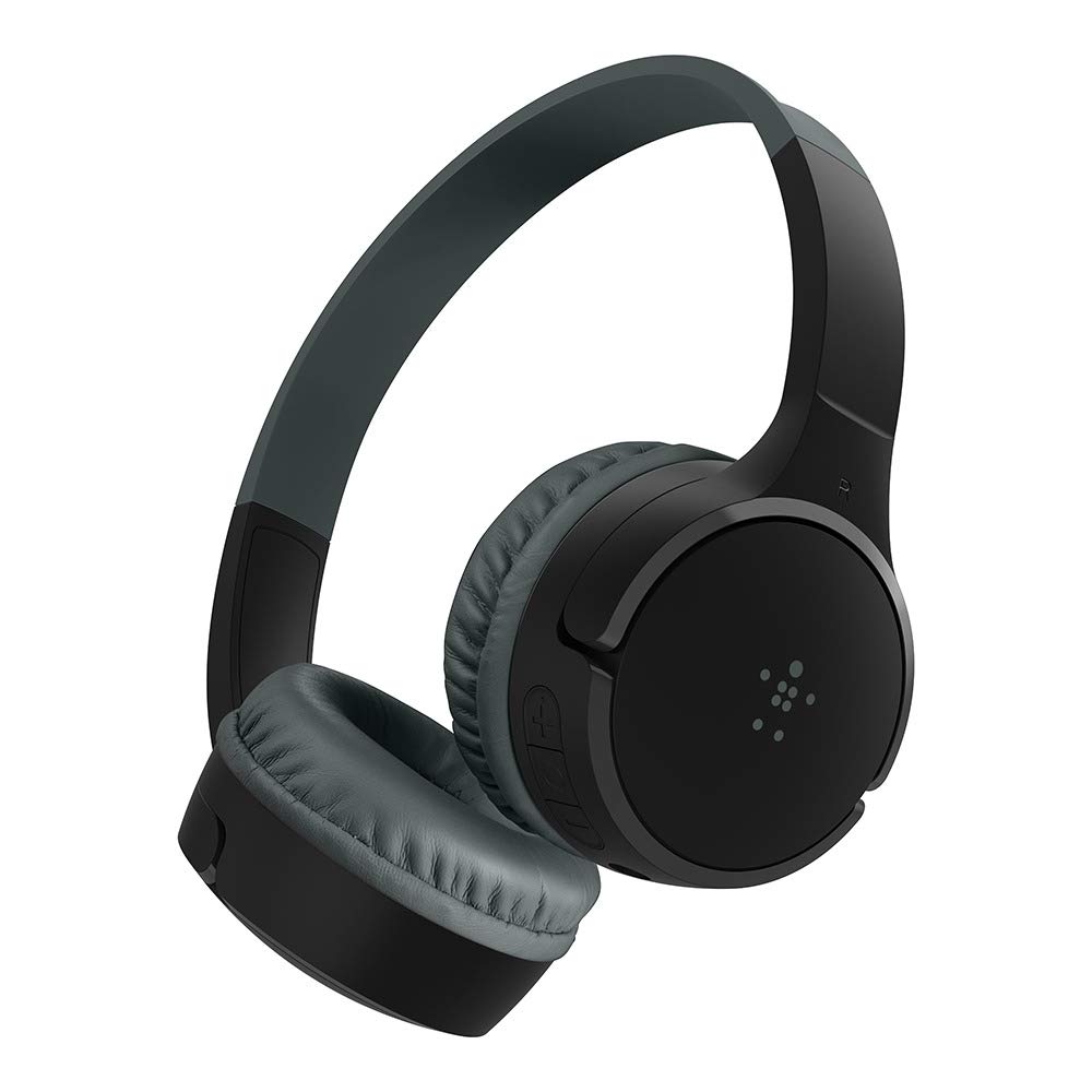 Навушники Belkin SoundForm Mini Бездротові Дитячі Накладні з Вбудованим Мікрофоном для Онлайн Навчання Чорні, фото №1