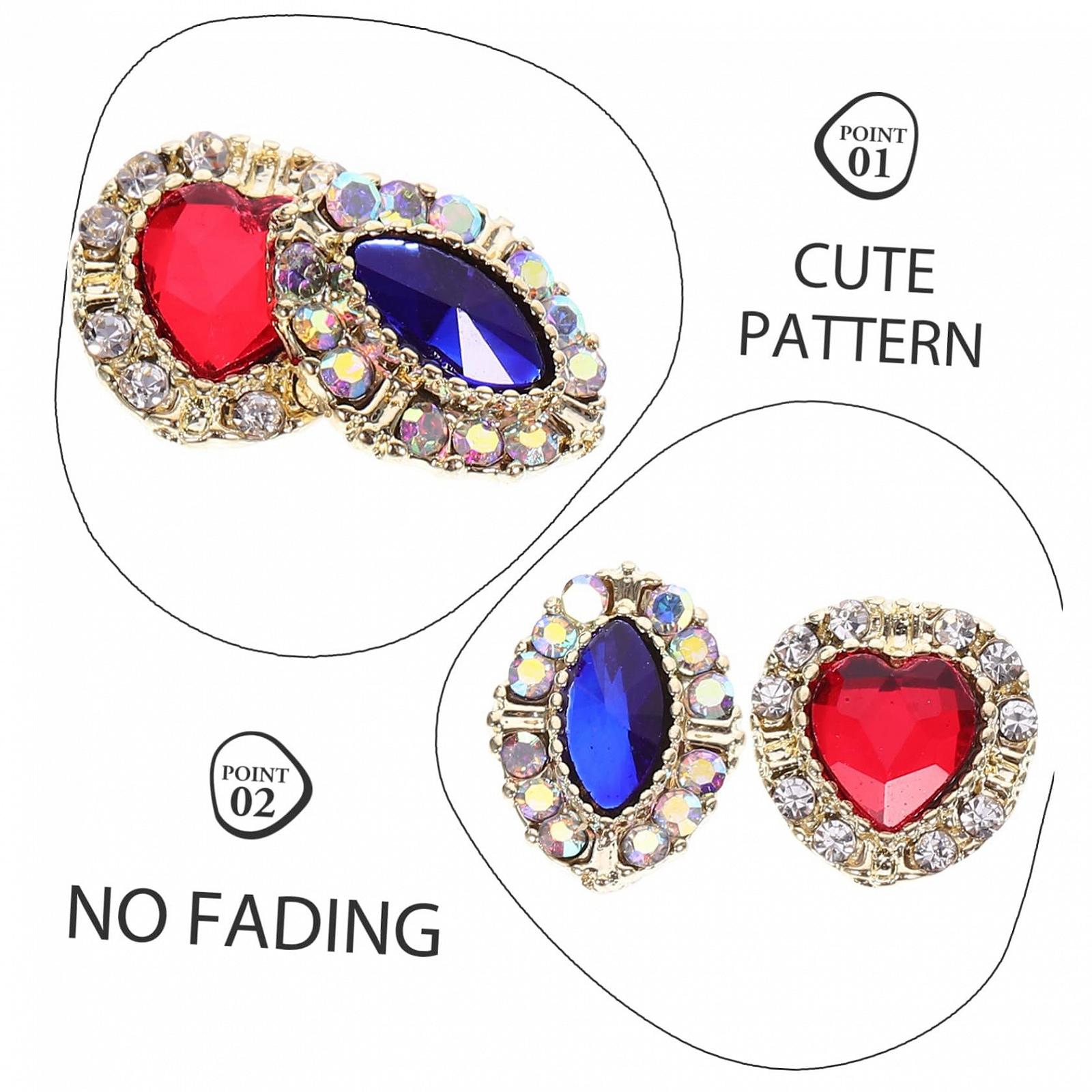 Украшения для ногтей Ipetboom 10 шт. Милые украшения для ногтей из прочного и устойчивого к выцветанию материала для творческого дизайна ногтей для женщин и особых случаев, фото №8