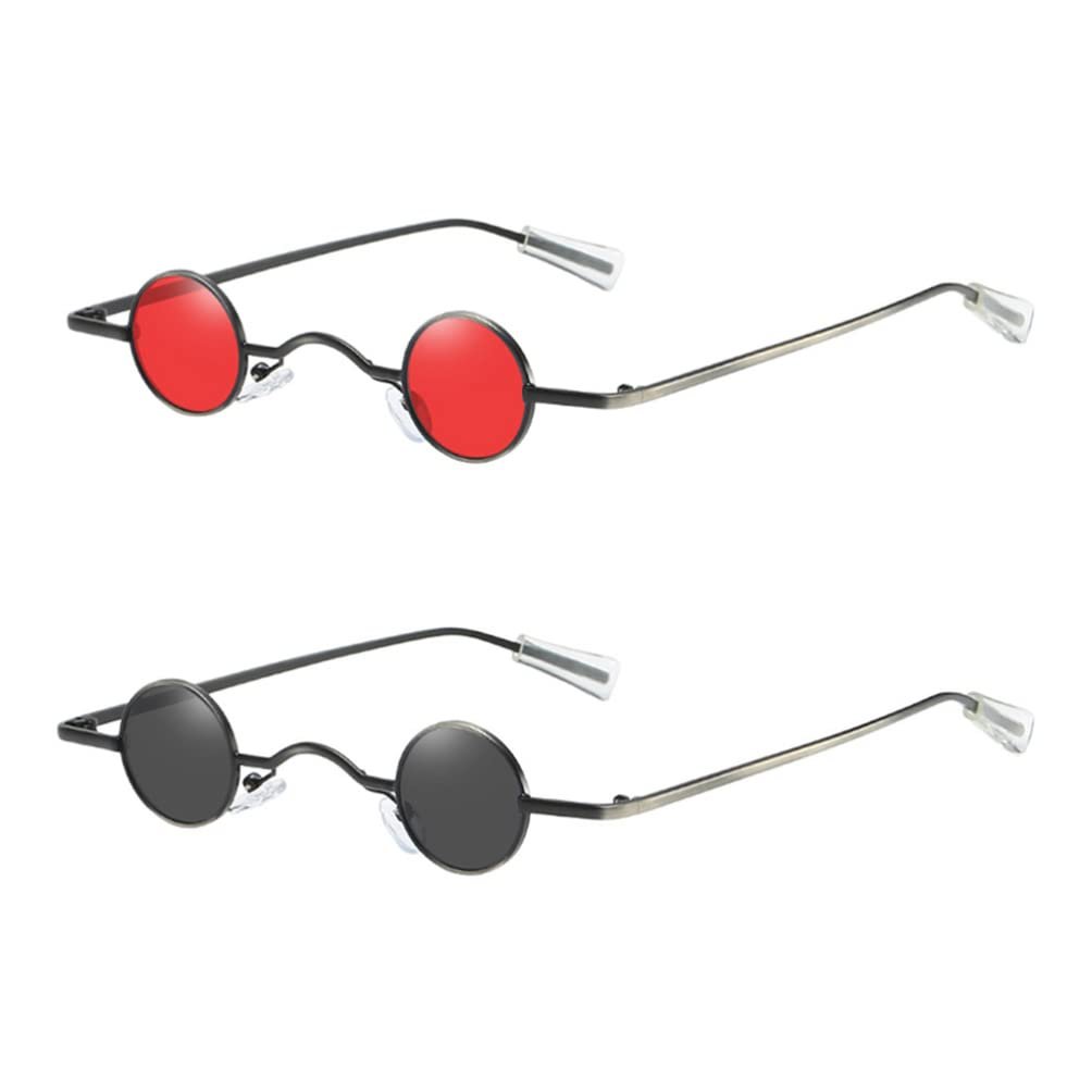 Сонцезахисні окуляри SOIMISS круглі, маленькі, ретро, поляризовані, чорні, червоні (2 шт), фото №5 Сонцезахисні окуляри SOIMISS круглі, маленькі, ретро, поляризовані, чорні, червоні (2 шт), фото №5