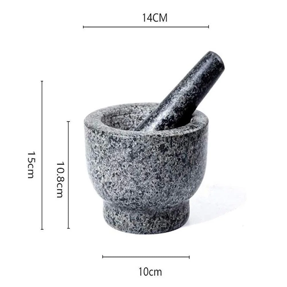 Ступка з товкачиком Натуральний Пісок Шліфування Полірування, фото №8