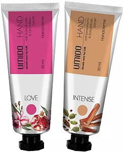 Крем для рук UMIDO Набор 2 шт 30 мл Экстракт граната и экстракт орхидеи, Экстракт кардамона и экстракт сандалового дерева - Фото 1
