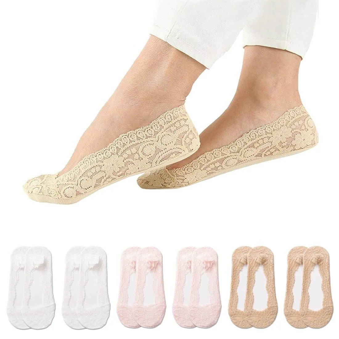 Жіночі шкарпетки (6 пар) Дихаючі шкарпетки, фото №1