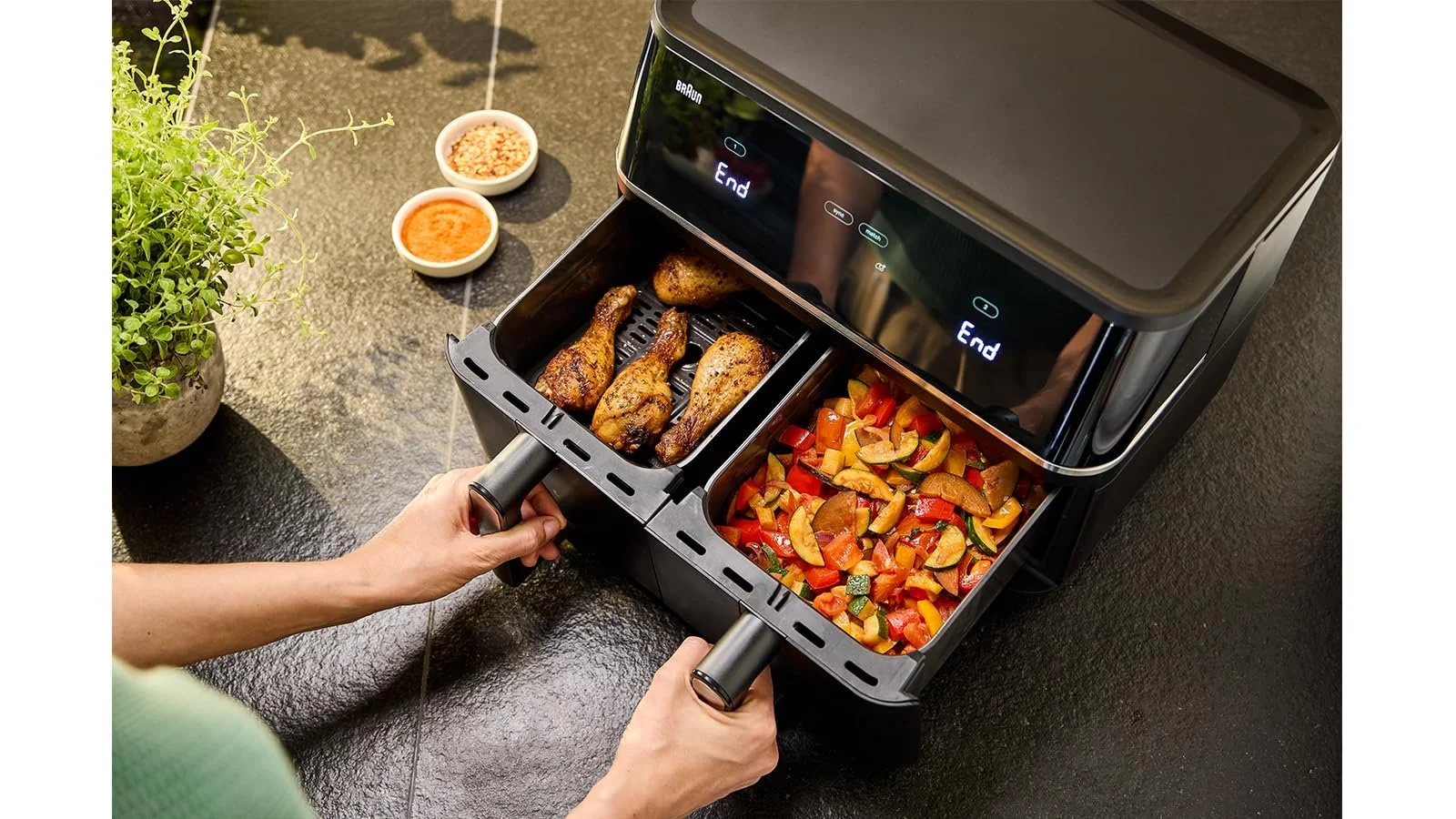 Мультипіч Braun TwinCook 5 TD5030IBK 10 L 2400 W Чорна, фото №3 Мультипіч Braun TwinCook 5 TD5030IBK 10 L 2400 W Чорна, фото №3