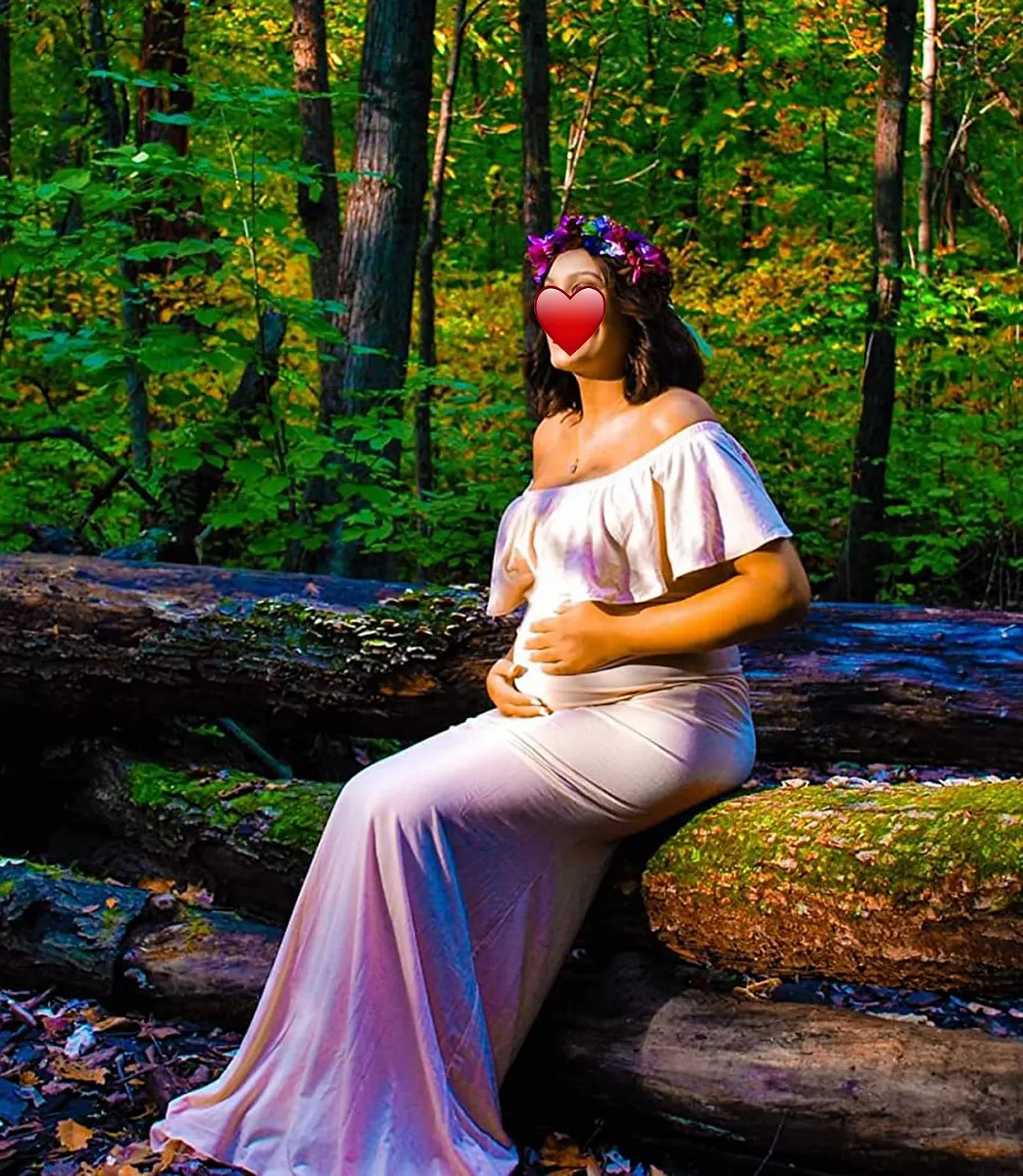 Вінок для волосся з квітів, фото №6