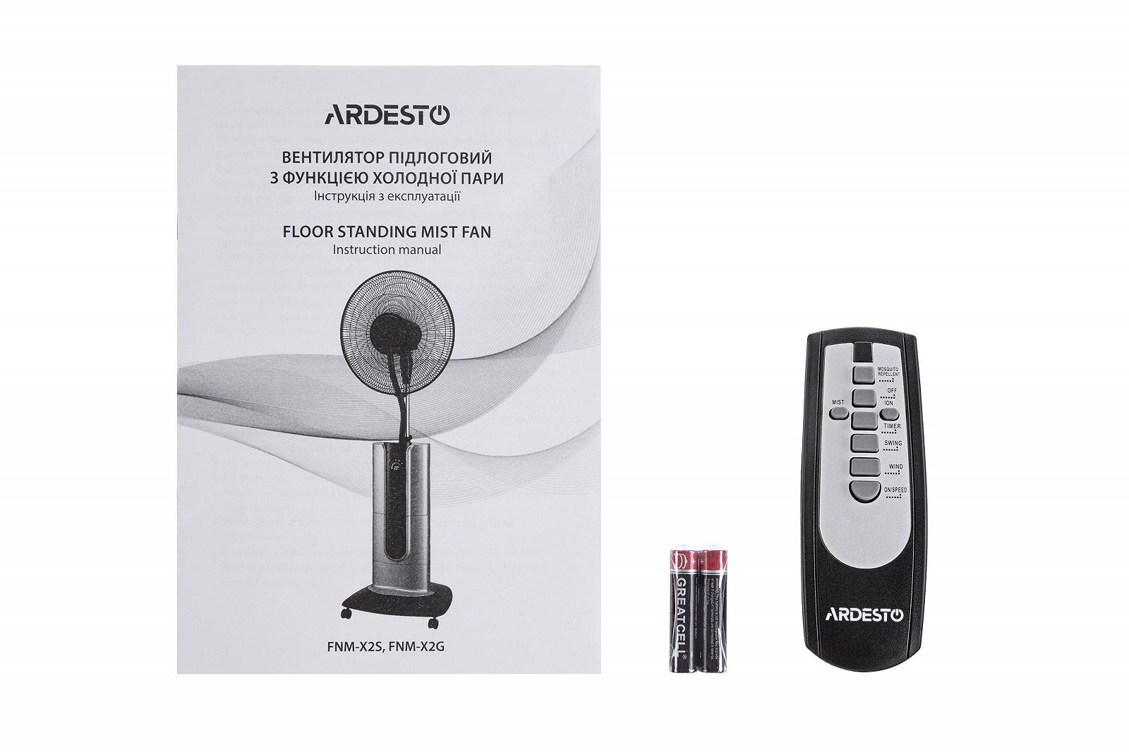 Вентилятор Ardesto FNM-X2G из фунцкией холодной пары золотистый, фото №31 Вентилятор Ardesto FNM-X2G из фунцкией холодной пары золотистый, фото №31