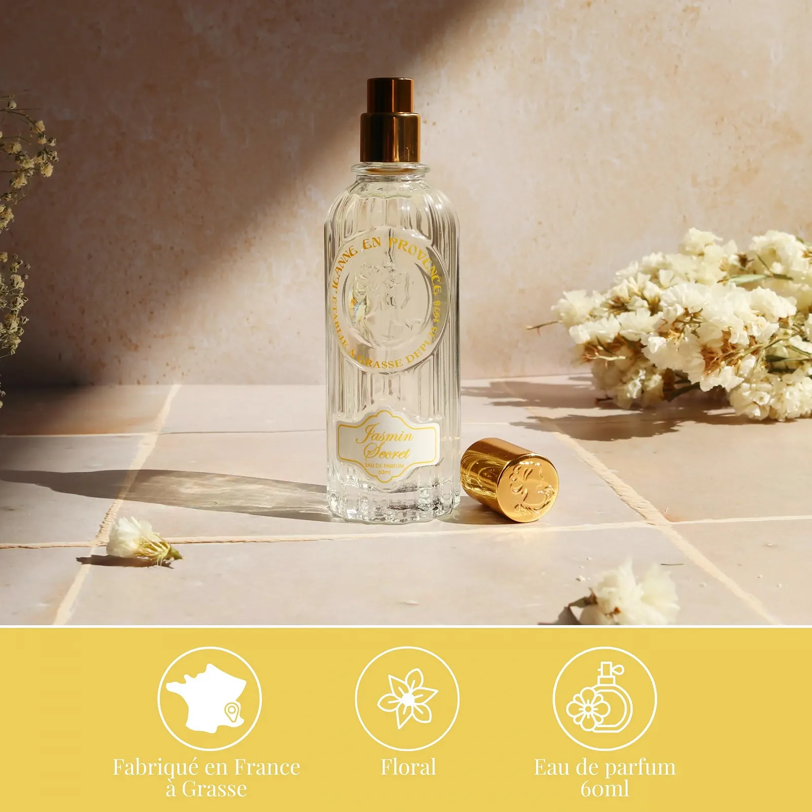 Парфюмированная вода JEANNE EN PROVENCE Jasmin Secret Жасмин 60 мл, фото №3 Парфюмированная вода JEANNE EN PROVENCE Jasmin Secret Жасмин 60 мл, фото №3