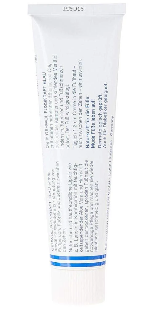 Крем для ног Gehwol Blue в тубе, 125 мл, фото №5