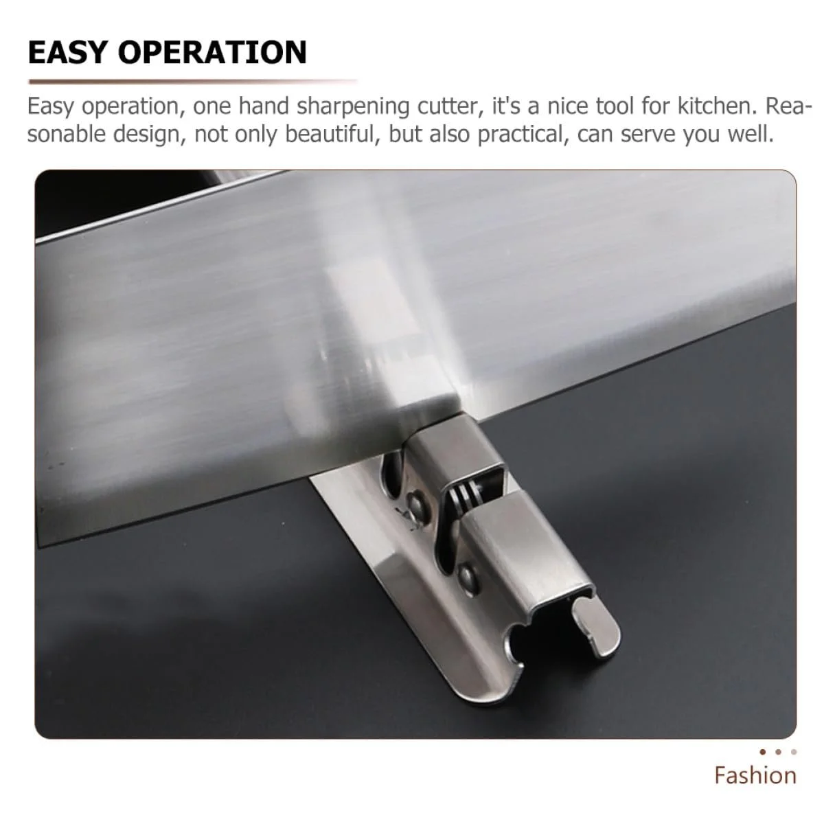 Точилка для ножей и ножниц Veemoon эргономичная с нескользящей ручкой из прочного материала, фото №4