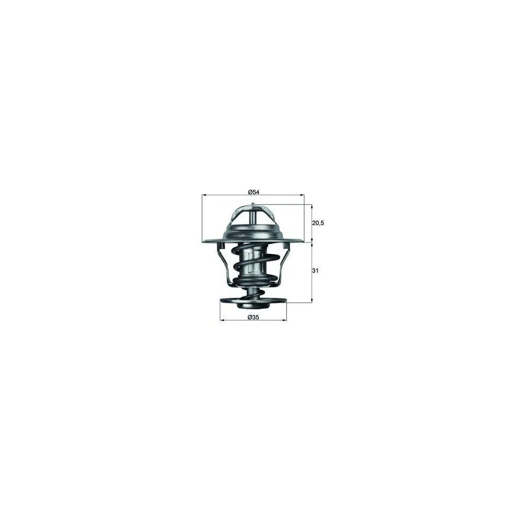 Термостат системи охолодження MAHLE BEHR TX 13 71D, фото №1