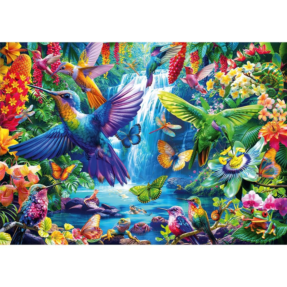 Пазли Trefl Hummingbirds in the Tropics 1000 елементів, фото №2