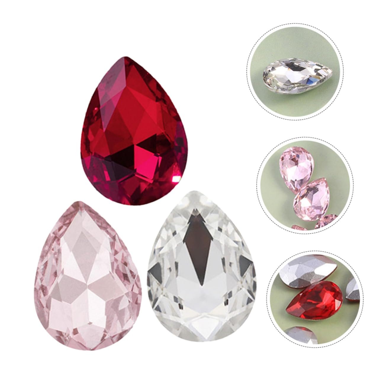 Стразы для ногтей Капля стекла, 150 шт., фото №3