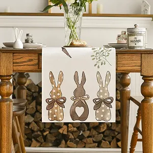 Ранер для столу Artoid Mode Rabbit Carrots Easter 40 x 180 см ціна на synthetic.ua - Фото 1 Ранер для столу Artoid Mode Rabbit Carrots Easter 40 x 180 см synthetic.ua - Фото 1