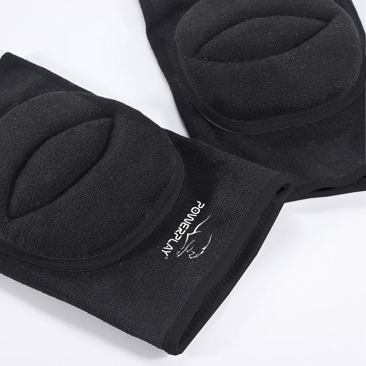 Наколінники PowerPlay PP-8000 Elastic Knee Support пара чорні L, фото №4