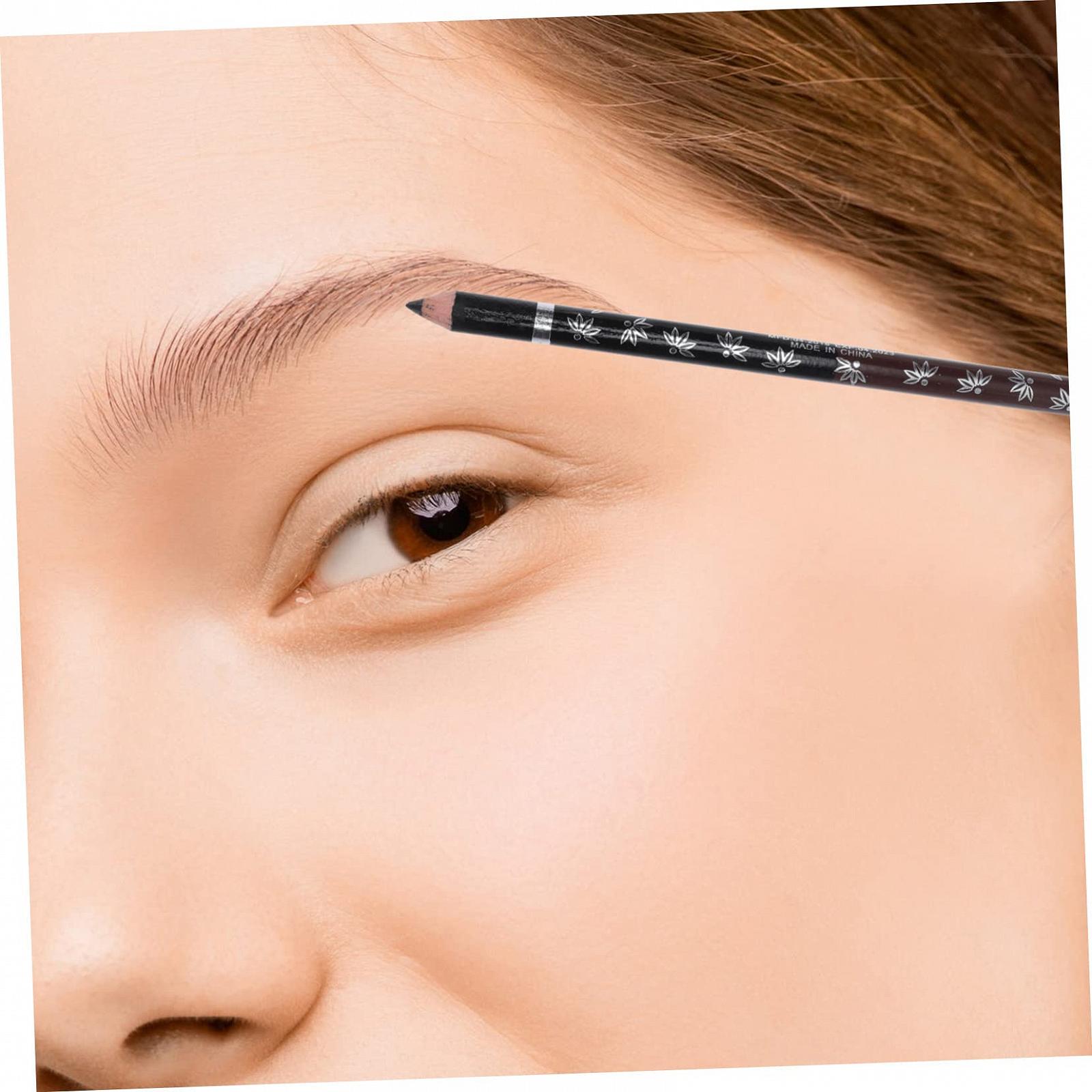 Карандаш для бровей Angoily Двусторонний 12 шт Черный, фото №2