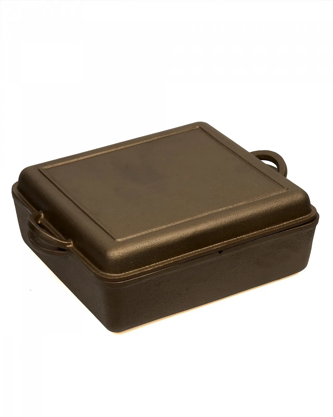 Жаровня Pott & Flamme чугунная ручной полировки 10.8 л с крышкой-гриль для индукции, фото №5