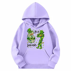 Худи 67 Six Seven Meme с длинными рукавами, принт 67 - Фото 1