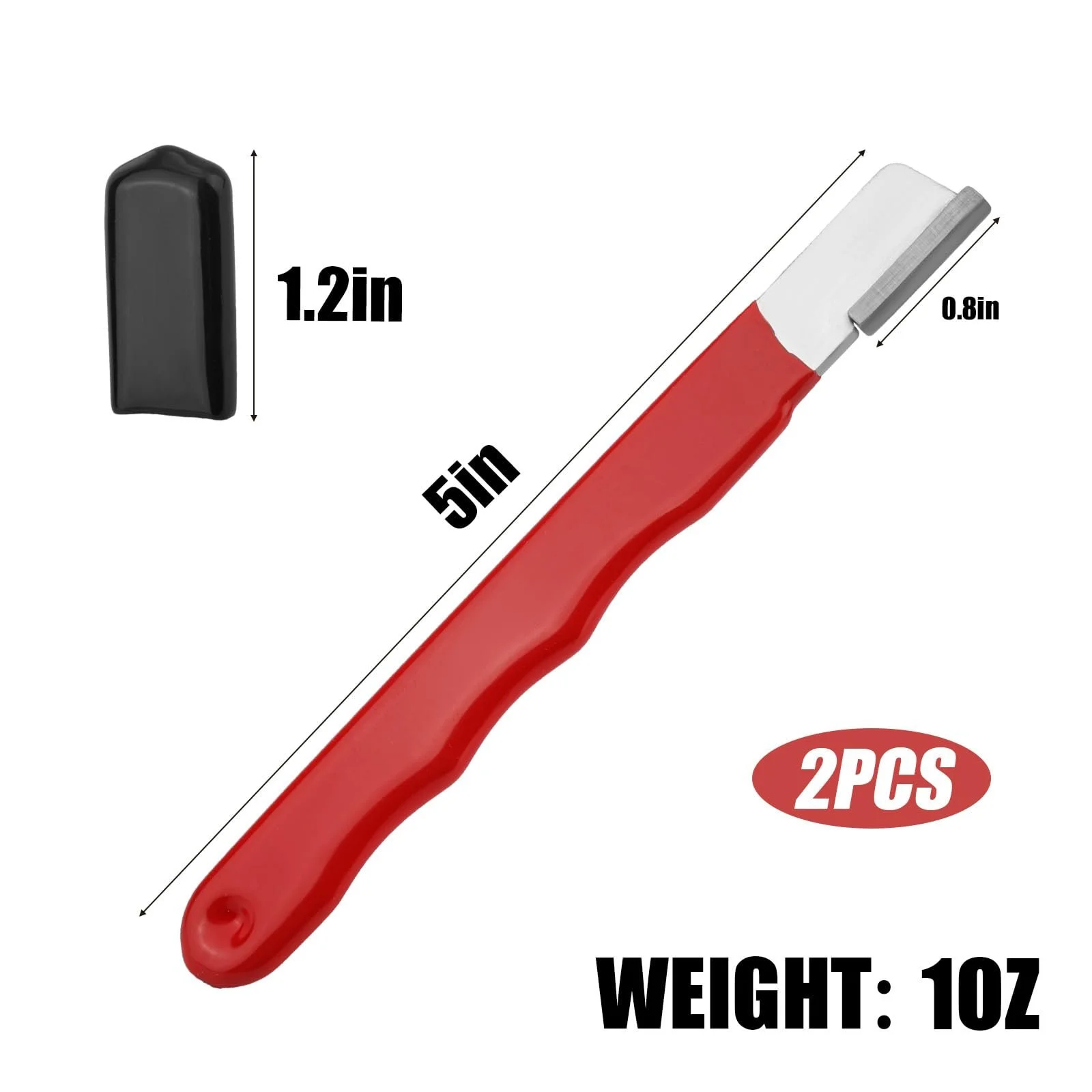 Точило для ножей карманное 2 шт. для садовых инструментов вольфрамовая сталь, фото №2