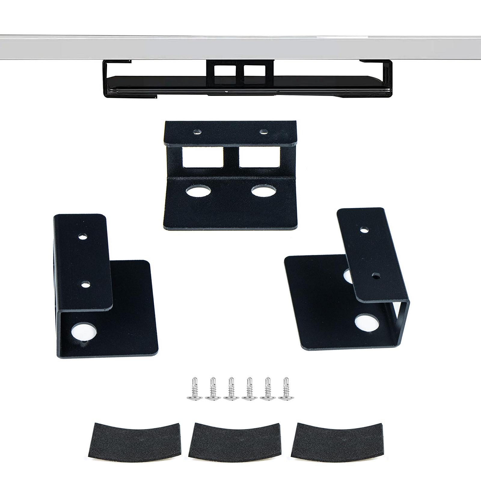 Держатель для ноутбука под стол Алюминиевая полка-держатель с винтом Совместим с 0-40 мм Черный, фото №1 Держатель для ноутбука под стол Алюминиевая полка-держатель с винтом Совместим с 0-40 мм Черный, фото №1