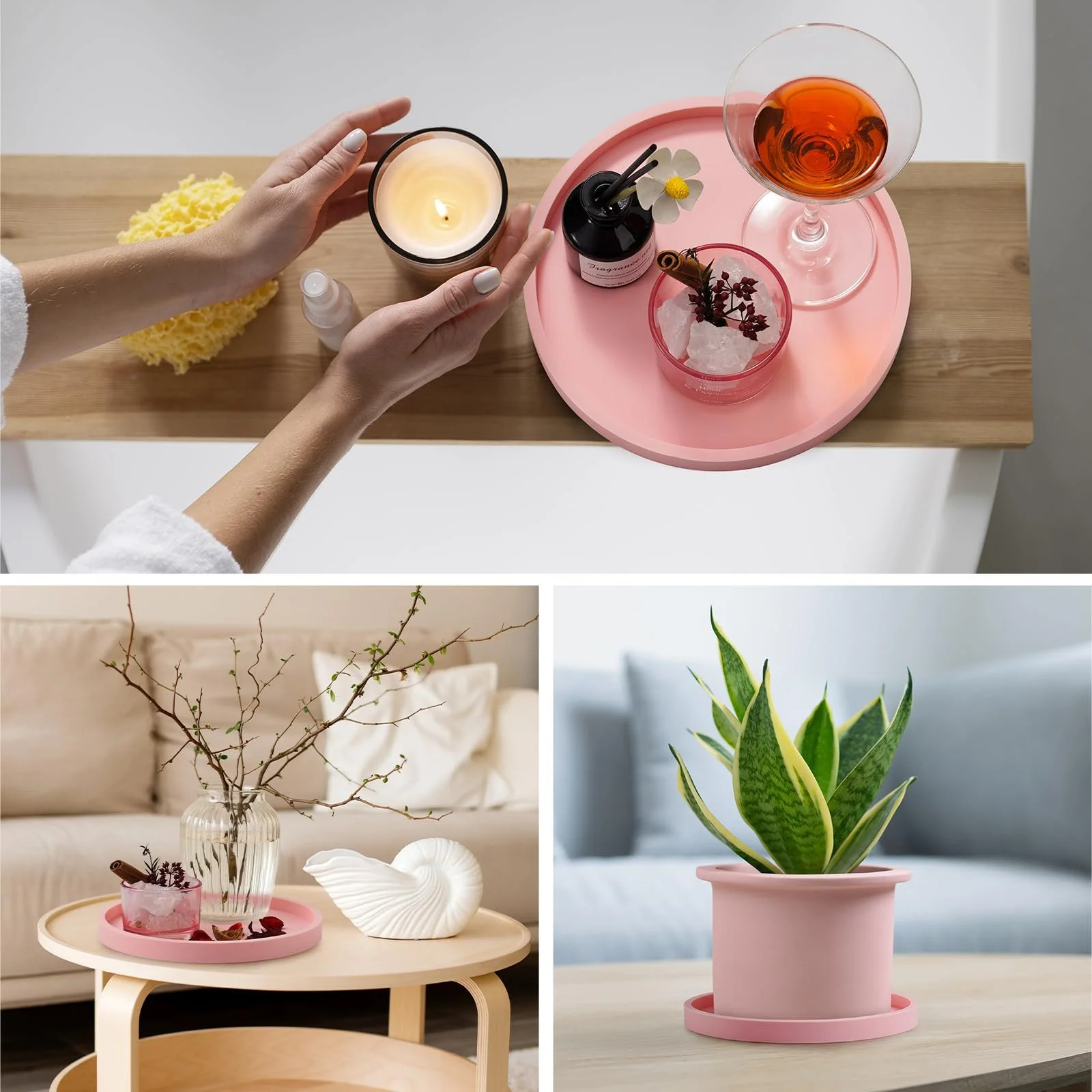 Декоративный поднос NiHome Силиконовый для ванной комнаты, кухни и гостиной., фото №7 Декоративный поднос NiHome Силиконовый для ванной комнаты, кухни и гостиной., фото №7