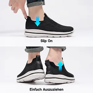 Кросівки ODCKOI Чоловічі Без Шнурків Сітка Дихаючі Зручні Спортивні Легкі synthetic.ua - Фото 1