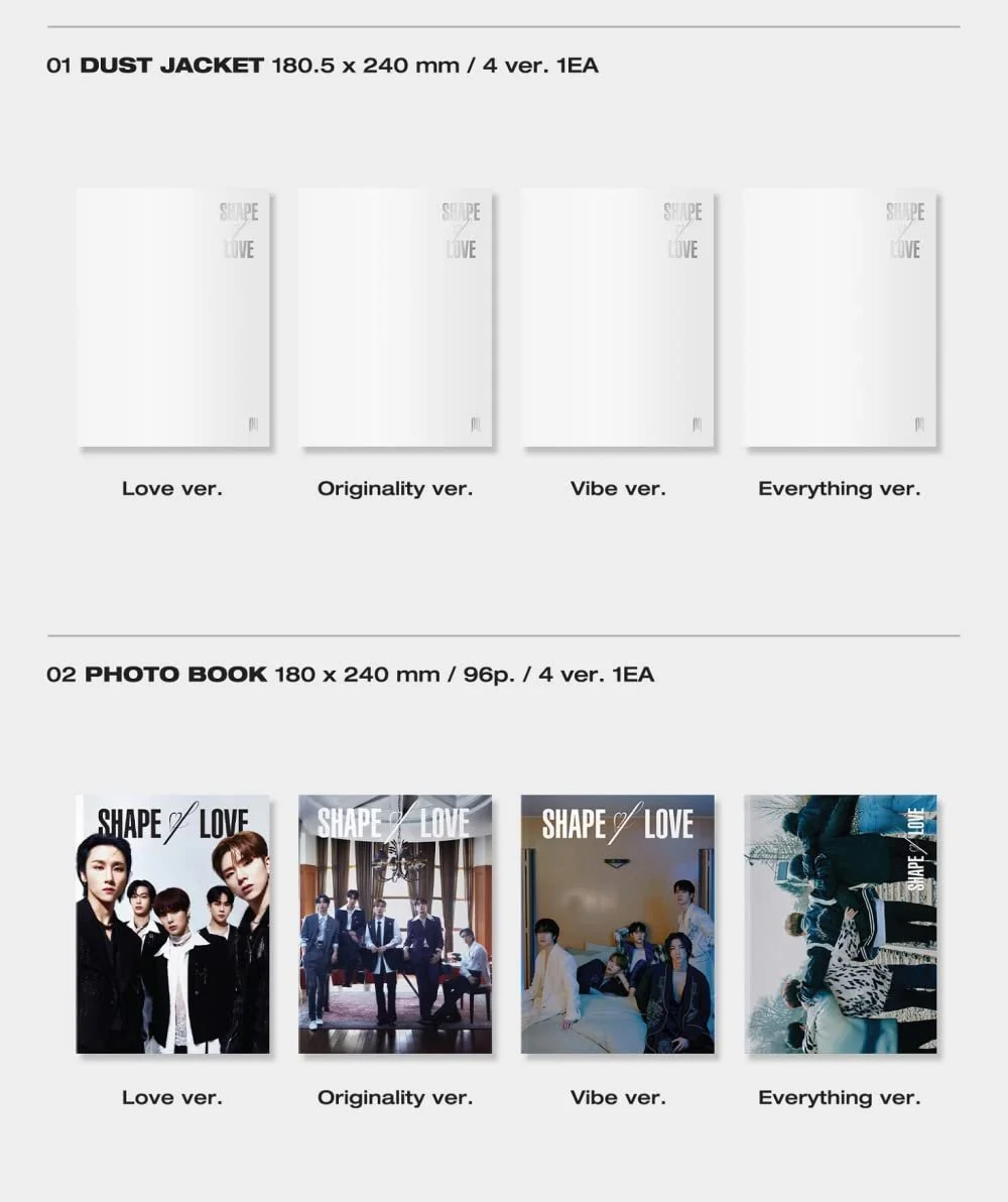 Альбом Monsta X Shape of Love + Набор дополнительных фотокарточек, фото №4 Альбом Monsta X Shape of Love + Набор дополнительных фотокарточек, фото №4