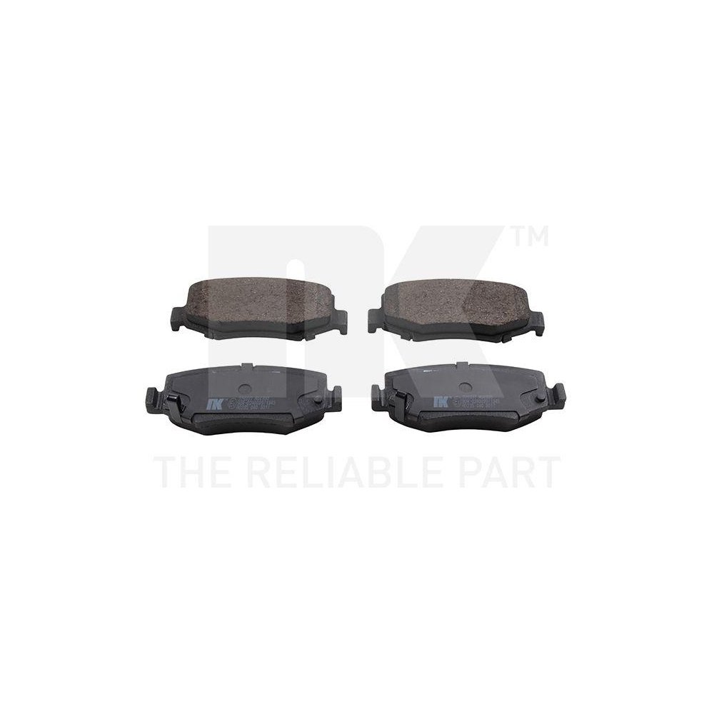 Комплект гальмівних колодок, дискове гальмо NK 229337 для DODGE JEEP задня вісь, фото №1