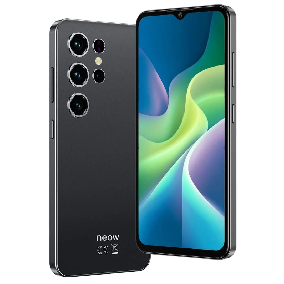 Смартфон Neow Safe + Android 15 4G 128GB 6.52" HD+ Black, фото №1 Смартфон Neow Safe + Android 15 4G 128GB 6.52" HD+ Black, фото №1