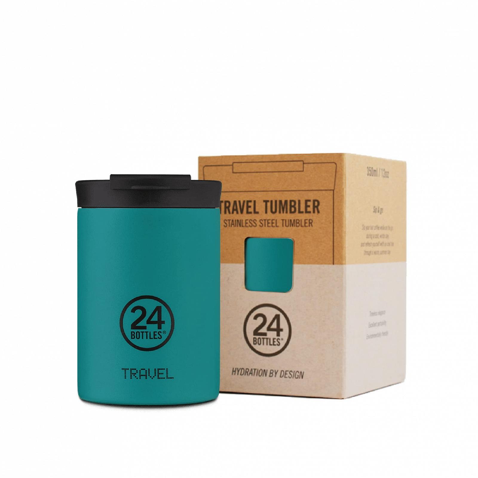 Термос 24BOTTLES Travel Tumbler 350 мл Atlantic Bay, фото №2 Термос 24BOTTLES Travel Tumbler 350 мл Atlantic Bay, фото №2