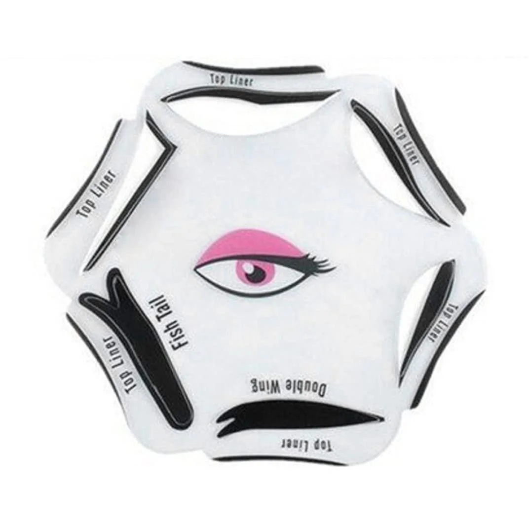 Трафарет для підводки очей 6 в 1 EyelaLe Інструмент для макіяжу очей, фото №1