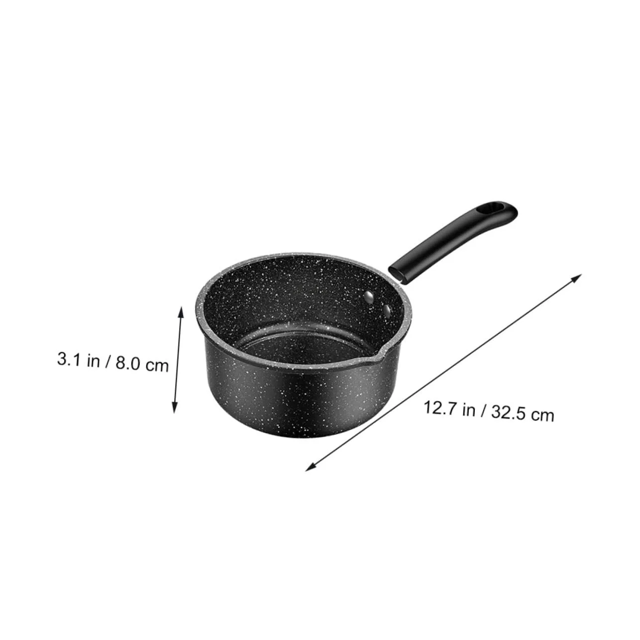 Ковш для молока С ручкой нержавеющая сталь термостойкий, фото №3