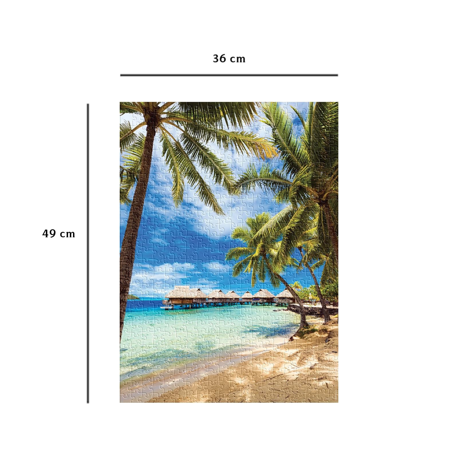 Пазл Nathan Evasion Collection Bora-Bora Beach 500 деталей (12000972), фото №3 Пазл Nathan Evasion Collection Bora-Bora Beach 500 деталей (12000972), фото №3