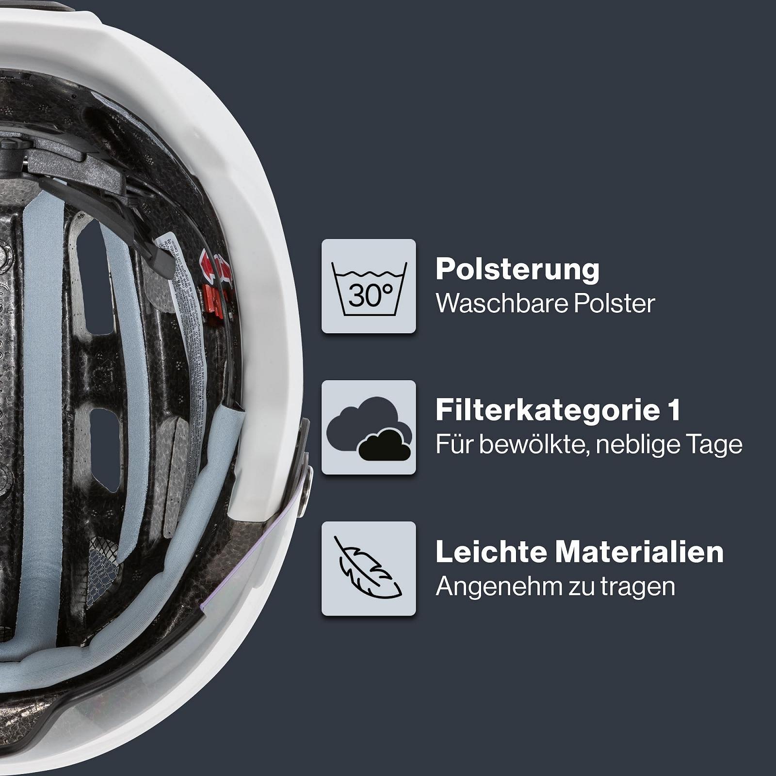Шлем Uvex Finale Visor с LED-подсветкой, фото №3