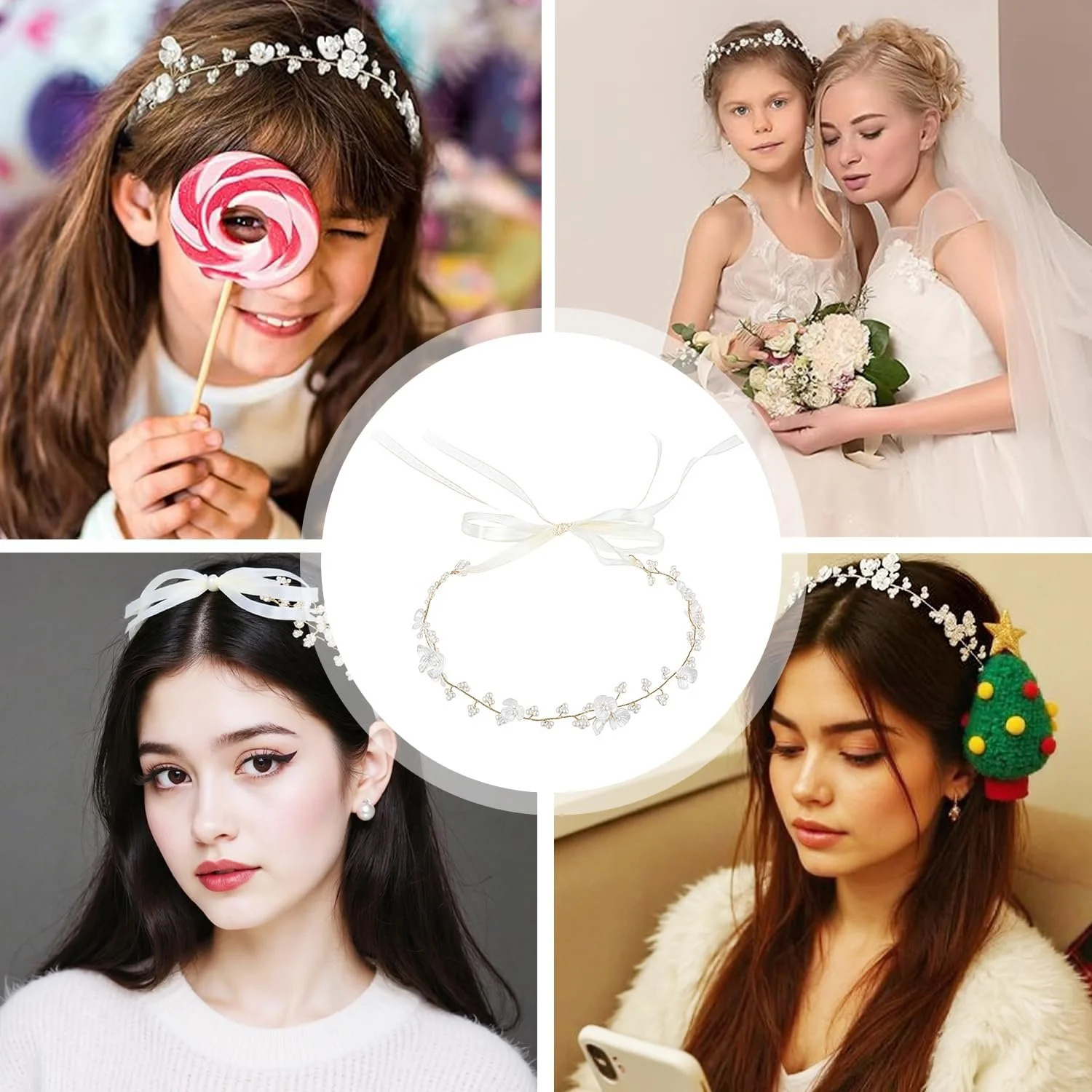 Вінок для волосся Ezranova Квіти, фото №7