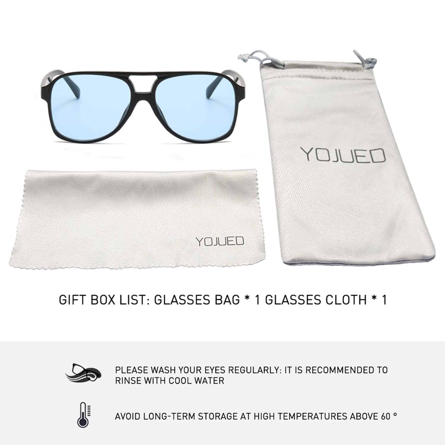 Сонцезахисні окуляри ретро YOJUED Жовті градієнтні окуляри Вінтажні, фото №4 Сонцезахисні окуляри ретро YOJUED Жовті градієнтні окуляри Вінтажні, фото №4