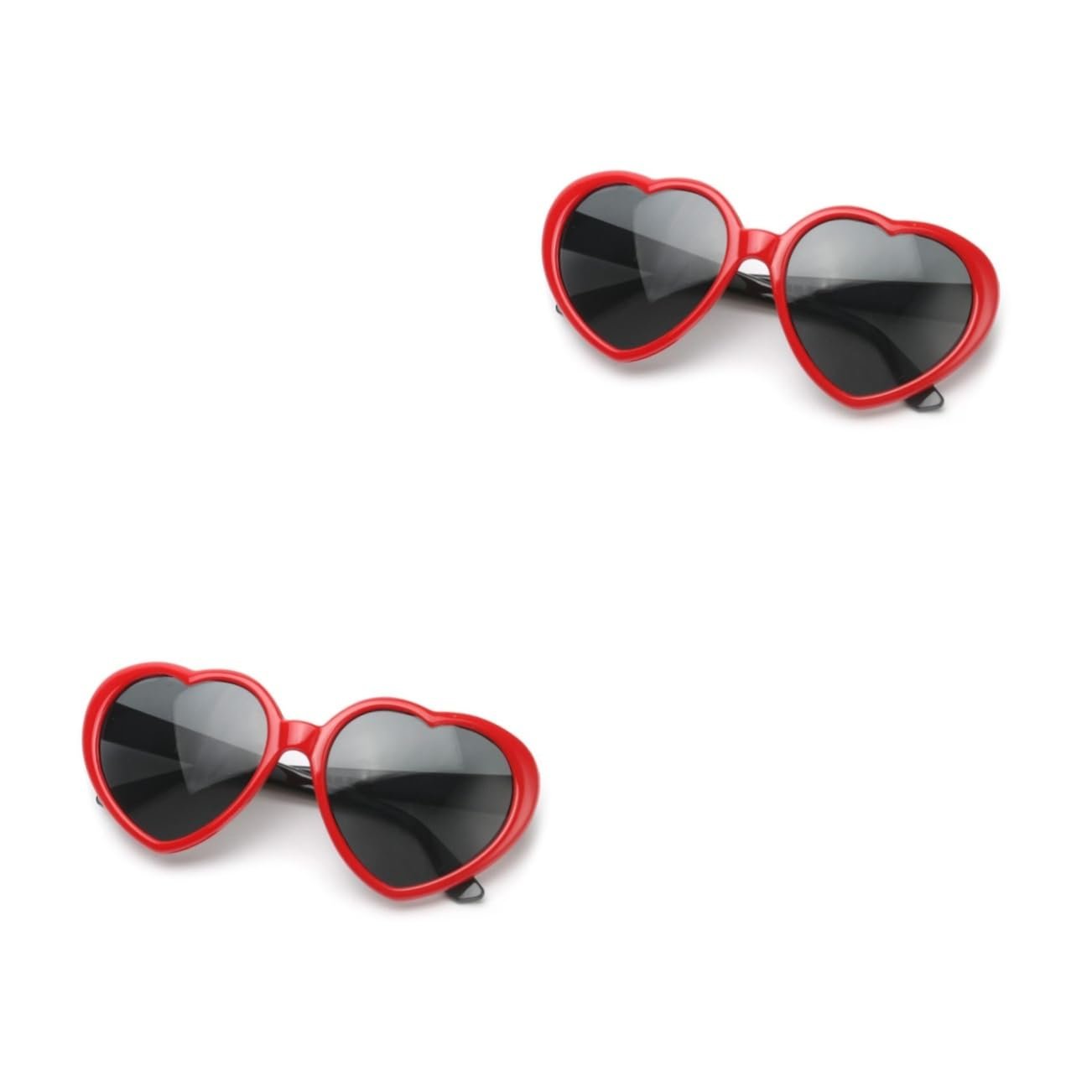 Сонцезахисні окуляри PACKOVE 2 шт. любовні у формі серця, вінтажні, фото №6