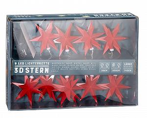 Гирлянда Spetebo Звезда 240 см 9 LED Красный - Фото 1